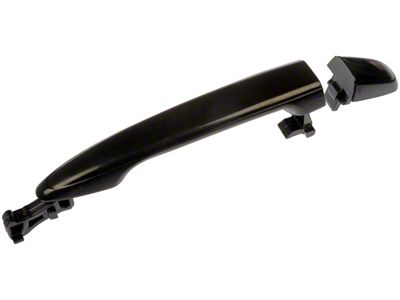 Exterior Door Handle; Smooth Black; Front Passenger Side (05-15 Tacoma)