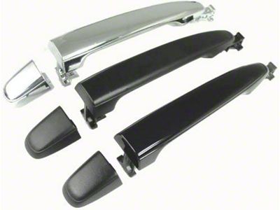 Exterior Door Handle; Textured Black (05-09 Tacoma)