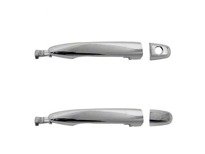 Exterior Door Handles; Front; Chrome; Chrome (05-15 Tacoma)