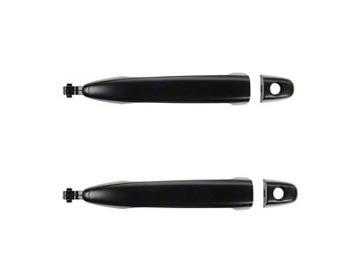 Exterior Door Handles; Front; Paint to Match Black; Paint to Match Black (05-15 Tacoma)