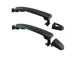 Exterior Door Handles; Front; Textured Black (05-15 Tacoma)