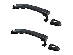Exterior Door Handles; Front; Textured Black; Textured Black (05-15 Tacoma)
