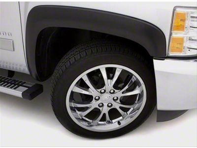 Elite Series Sport Style Fender Flares; Front; Smooth Black (16-23 Tacoma)