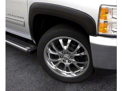 Elite Series Sport Style Fender Flares; Rear; Smooth Black (16-23 Tacoma)