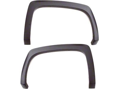Elite Series Sport Style Fender Flares; Rear; Textured Black (16-23 Tacoma)