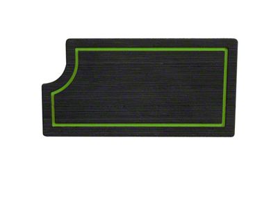 Foam QI Phone Charger Insert; Black/Green (16-23 Tacoma)