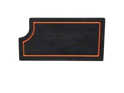 Foam QI Phone Charger Insert; Black/Orange (16-23 Tacoma)