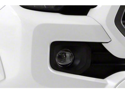 Fog Light Covers; Carbon Fiber Look (16-23 Tacoma)