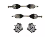 Front CV Axle Shafts and Hub Assembly Set (05-15 4WD Tacoma)