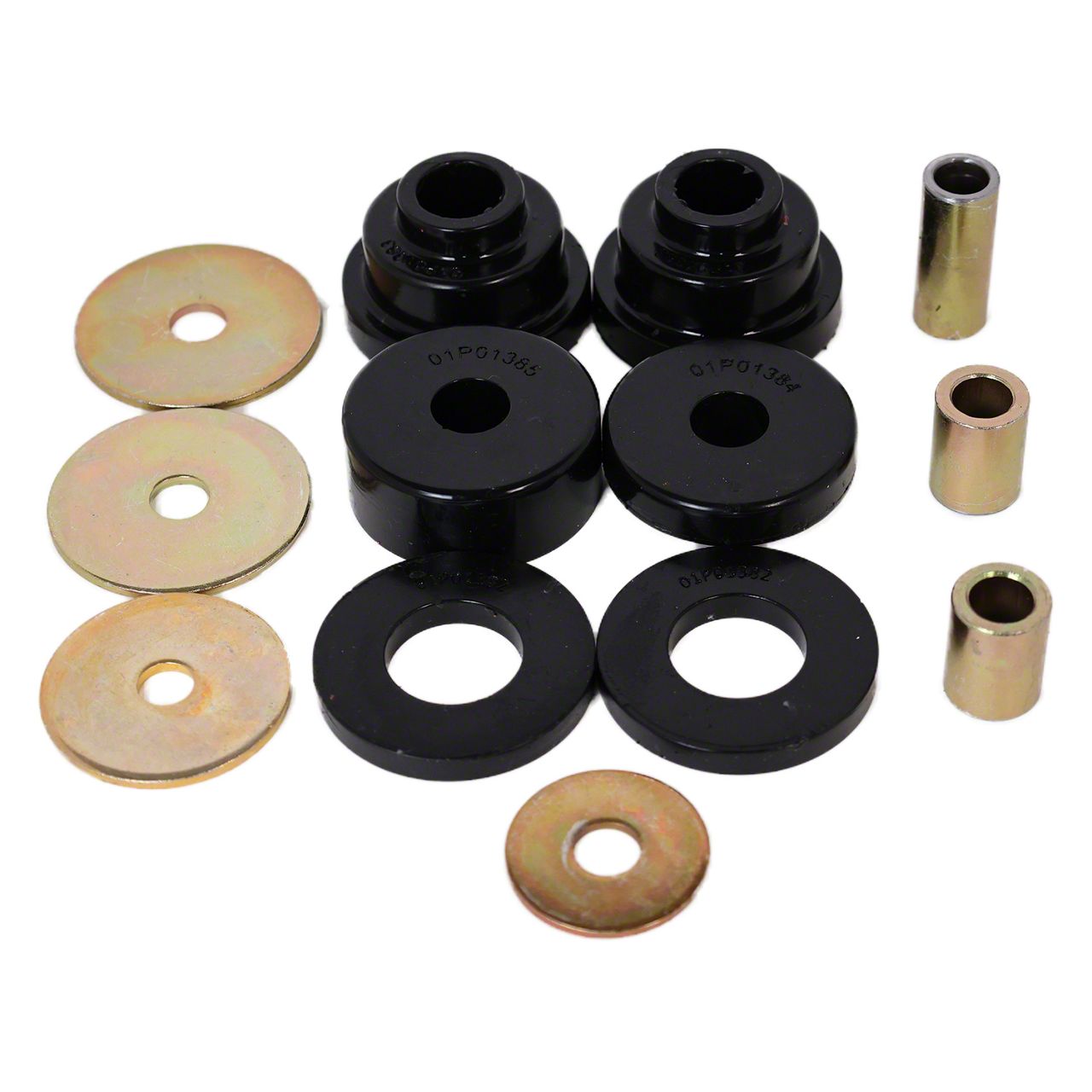 Front Differential Bushings; Black (0515 Free Shipping