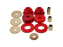 Front Differential Bushings; Red (05-15 Tacoma)