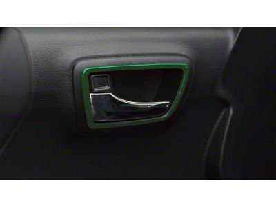Front Door Handle Surround Accent Trim; Army Green (16-23 Tacoma)