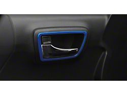 Front Door Handle Surround Accent Trim; Blazing Blue (16-23 Tacoma)