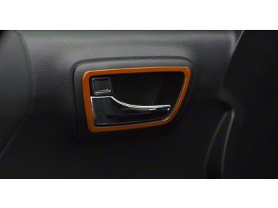 Front Door Handle Surround Accent Trim; Inferno (16-23 Tacoma)