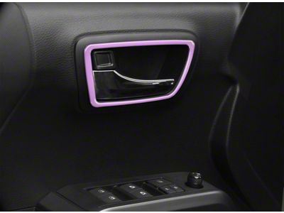 Front Door Handle Surround Accent Trim; Lavender Purple (16-23 Tacoma)