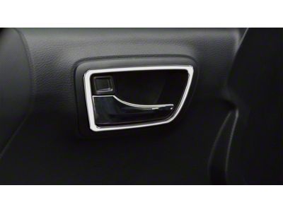 Front Door Handle Surround Accent Trim; Liquid Chrome (16-23 Tacoma)