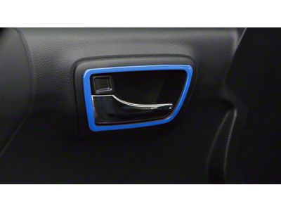 Front Door Handle Surround Accent Trim; Voodoo Blue (16-23 Tacoma)