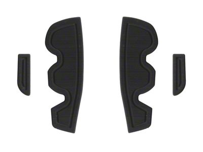 Front Door Pocket Cup Holder Inserts; Black/Black (16-23 Tacoma)