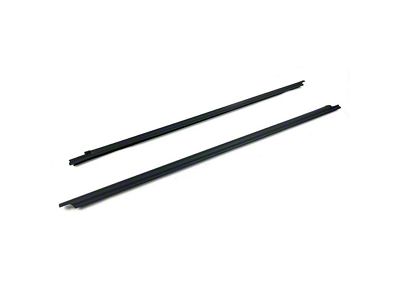 Front Outer Belt Weatherstrip Kit; Driver and Passenger Side (05-15 Tacoma Regular Cab)