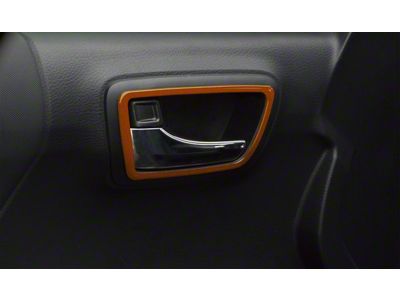 Front and Rear Door Handle Surround Accent Trim; Inferno Orange (16-23 Tacoma Access Cab)