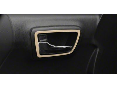 Front and Rear Door Handle Surround Accent Trim; Quicksand (16-23 Tacoma Double Cab)