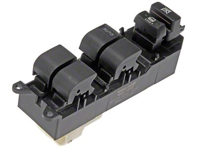 Front Window Switch 6-Button; Driver Side (12-15 Tacoma Double Cab)