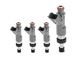 Fuel Injector Kit; Set of 4; Gray (05-15 2.7L Tacoma)
