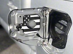 Gas Cap Holder; Blue/White American Flag (05-15 Tacoma w/ 5-Foot Bed)