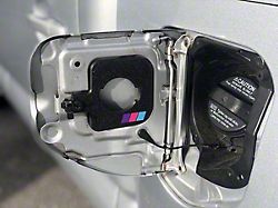 Gas Cap Holder; TRI-Color V2 Purple/Pink Blue (05-15 Tacoma w/ 5-Foot Bed)