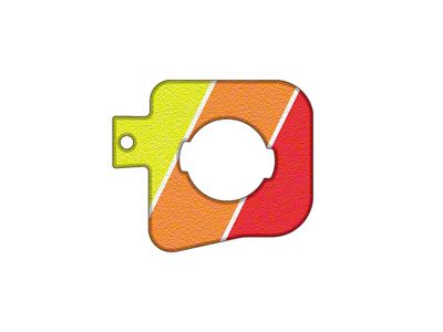 Gas Cap Holder; TRI-Color Yellow/Orange/Red (05-15 Tacoma w/ 6-Foot Bed)