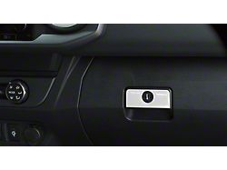 Glove Box Handle Accent Trim; Gloss White (16-23 Tacoma)