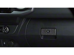 Glove Box Handle Accent Trim; Raw Carbon Fiber (16-23 Tacoma)