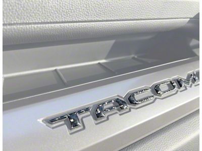 Glove Box Letter Overlays; Forged Carbon Fiber (24-25 Tacoma)