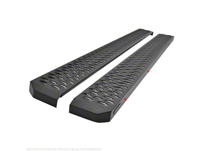Westin Grate Steps Running Boards; Textured Black (05-23 Tacoma Access Cab)