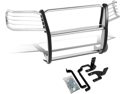 Grille Guard; Chrome (05-15 Tacoma)