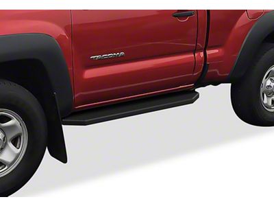 H-Style Running Boards; Black (05-14 Tacoma Regular Cab)