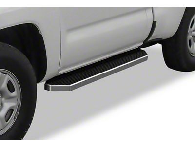 H-Style Running Boards; Polished (05-14 Tacoma Regular Cab)