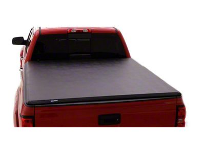 Hard Fold Tonneau Cover; Black (16-23 Tacoma w/ 5-Foot Bed)