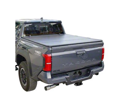 Hard Tri-Fold Low Profile Tonneau Cover; Black (16-23 Tacoma)
