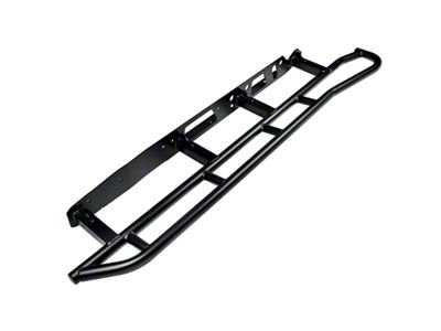 HD Rock Sliders; Black (05-23 Tacoma Access Cab w/ 6-Foot Bed, Double Cab w/ 5-Foot Bed)