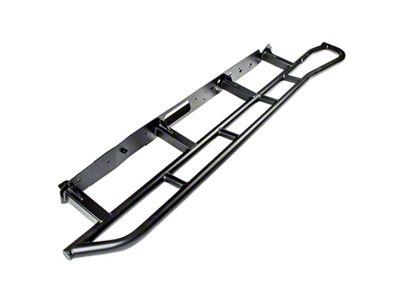 HD Rock Sliders; Black (05-23 Tacoma Double Cab w/ 6-Foot Bed)