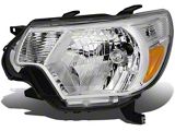 OE Style Headlight; Black Housing; Clear Lens; Driver Side (12-15 Tacoma)