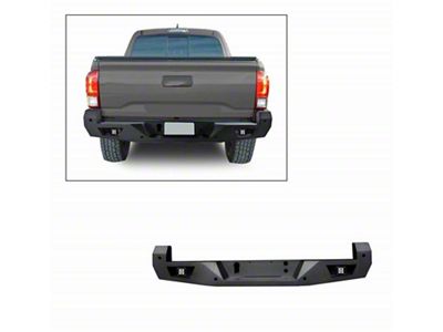 Heavy Duty Armour Rear Bumper with Light Kit (16-23 Tacoma)