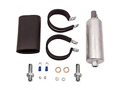 High Flow In-Line Fuel Pump Kit; 255LPH (Universal; Some Adaptation May Be Required)
