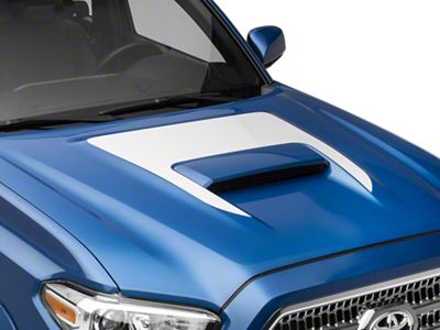 SEC10 Hood Decal; Silver (16-23 Tacoma)
