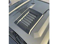 Hood Scoop Center Overlays; Solar Octane (24-26 Tacoma TRD Off-Road, TRD PreRunner, TRD Sport)