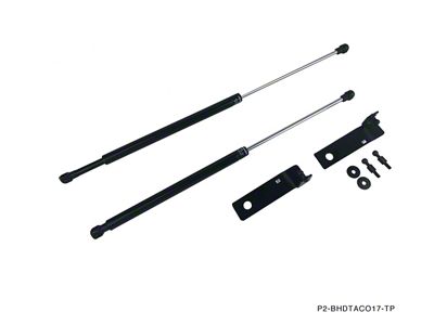 Hood Strut Kit; Black (16-23 Tacoma)