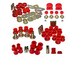 Hyper-Flex System Master Bushing Kit; Red (05-13 Tacoma X-Runner)