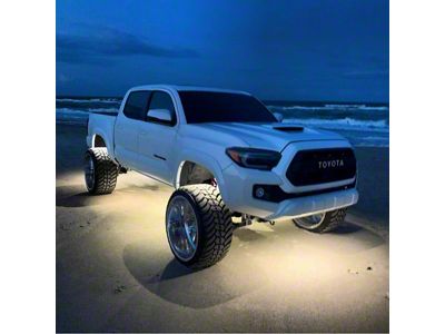 Hyper Pro Max V2 Series White Rock Lights - 4 Pack Bundle (Universal; Some Adaptation May Be Required)