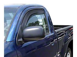 In-Channel Rain Guards; Front; Dark Smoke (05-15 Tacoma Access Cab)